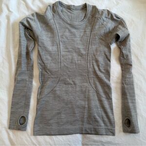 Seamless Workout Long Sleeve Yoga Top